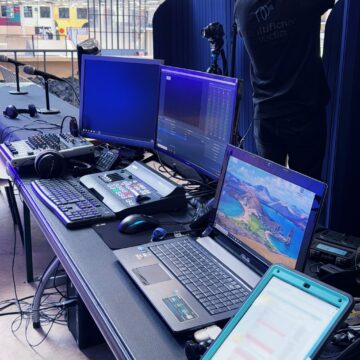 Live Streaming preparation during SWC 2024 in Eindhoven Area51