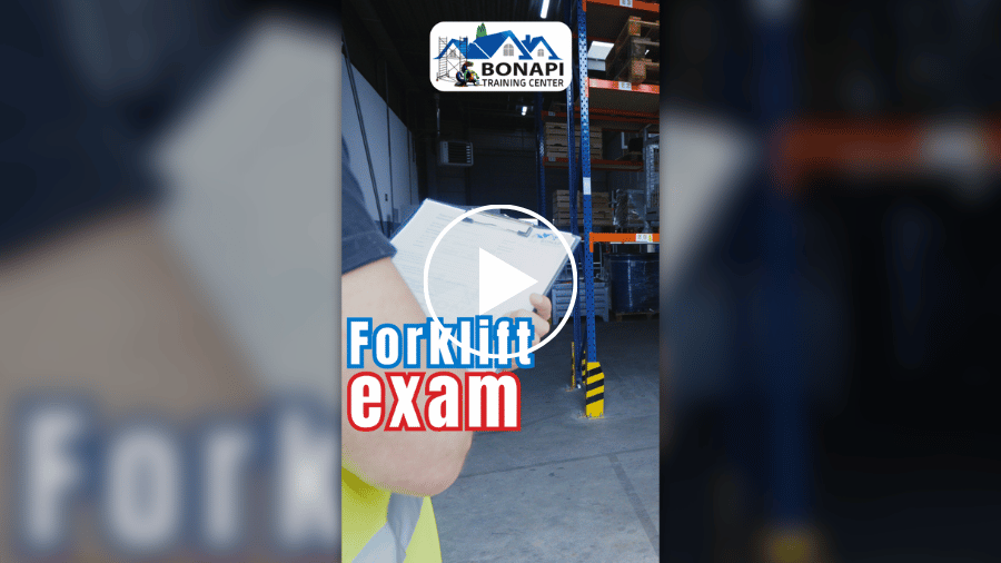 Videoproduction for Bonapi - short video about forklift exam